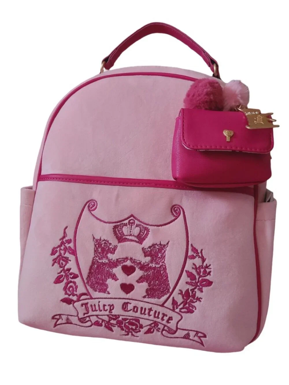Juicy Couture NEW LOVE CHAPTER Large Backpack Pink